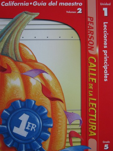 (image for) Calle de la Lectura 5.1 California TE Volumen 2 (CA)(TE)(Spiral)