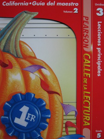 (image for) Calle de la Lectura 5.3 California TE Volumen 2 (CA)(TE)(Spiral)