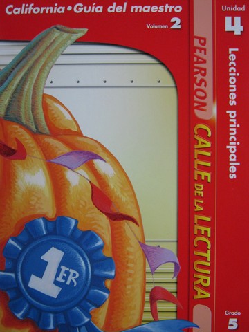 (image for) Calle de la Lectura 5.4 California TE Volumen 2 (CA)(TE)(Spiral)