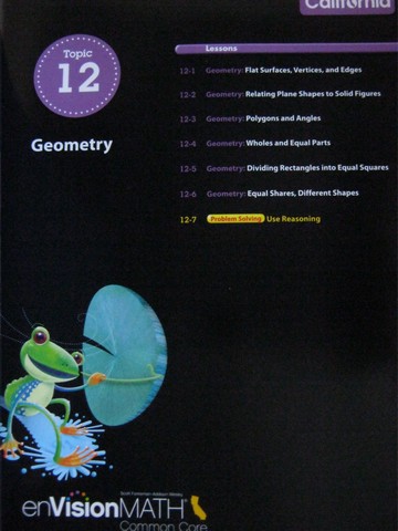 (image for) enVision Math California Common Core 2 Topic 12 TE (CA)(TE)(P)