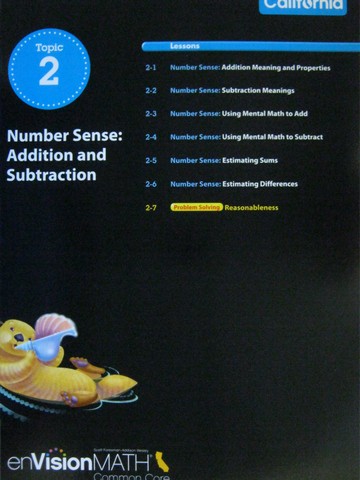 (image for) enVision Math California Common Core 3 Topic 2 TE (CA)(TE)(P)