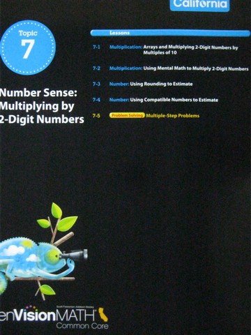 (image for) enVision Math California Common Core 4 Topic 7 TE (CA)(TE)(P)