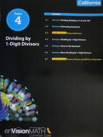 (image for) enVision Math California Common Core 5 Topic 4 TE (CA)(TE)(P)