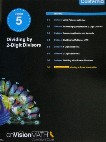 (image for) enVision Math California Common Core 5 Topic 5 TE (CA)(TE)(P)