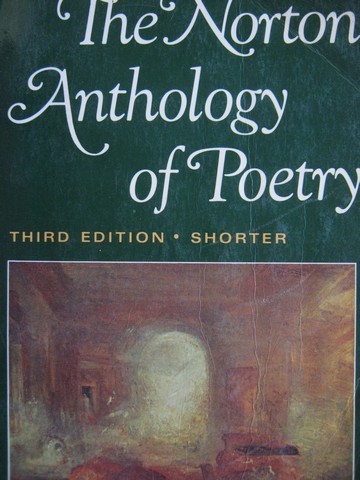 (image for) Norton Anthology of Poetry 3rd Edition Shorter (P) by Allison,