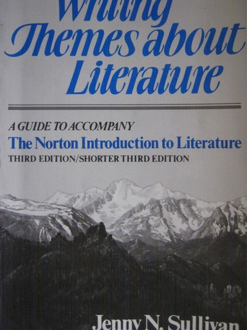 (image for) Writing Themes about Literature (P) by Jenny N Sullivan