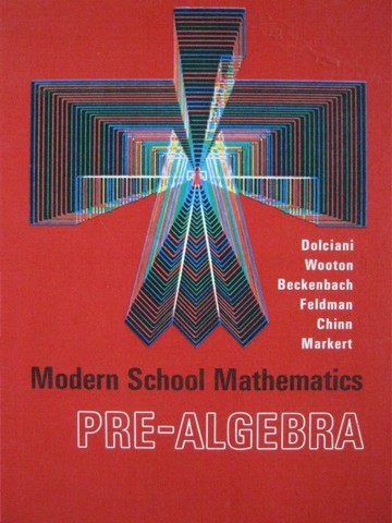 (image for) Modern School Mathematics Pre-Algebra TE (TE)(H) by Dolciani,