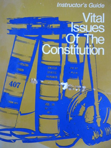 (image for) Vital Issues of the Constitution Revised Edition IG (TE)(P)