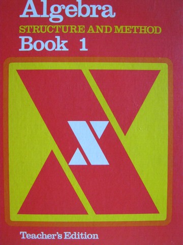 (image for) Algebra Structure & Method Book 1 TE (TE)(H) by Dolciani,