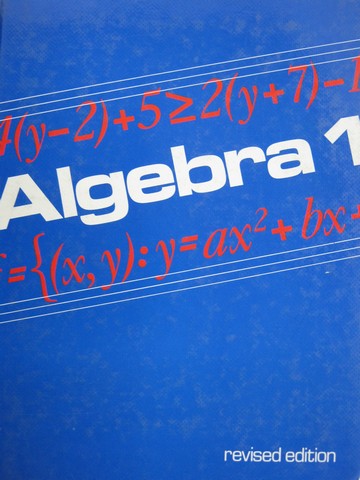 (image for) Algebra 1 Revised Edition (H) by Dolciani, Wooton, & Beckenbach