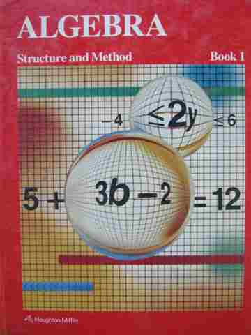 (image for) Algebra Structure & Method Book 1 (H) by Dolciani, Brown, & Cole
