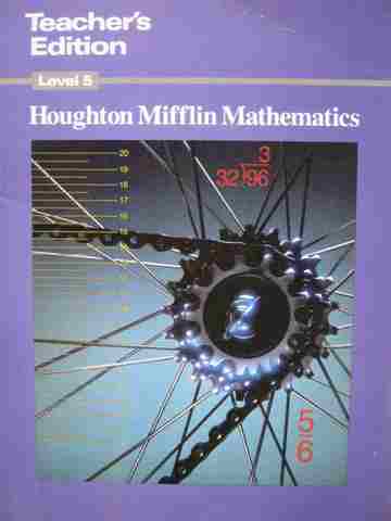 (image for) Houghton Mifflin Mathematics 5 TE (TE)(Spiral) by Capps, Cole,