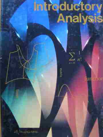(image for) Introductory Analysis (H) by Dolciani, Sorgenfrey, Graham,
