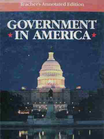 (image for) Government in America TAE (TE)(H) by Richard J Hardy