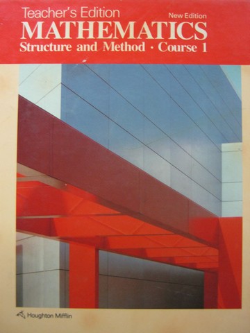 (image for) Mathematics Structure & Method Course 1 New Edition TE (TE)(H) by Dolciani, etc.