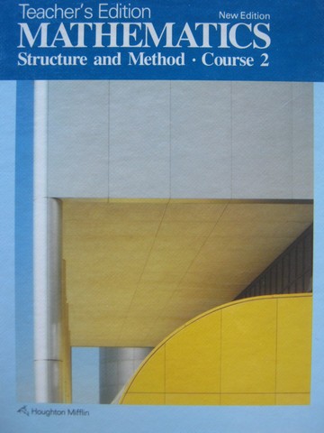 (image for) Mathematics Structure & Method Course 2 New Edition TE (TE)(H)