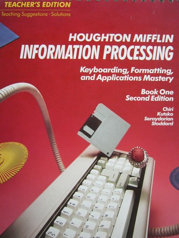 (image for) Information Processing 2nd Edition Book 1 TE (TE)(Spiral)