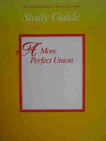 (image for) A More Perfect Union 8 Study Guide (P)