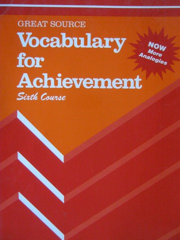 (image for) Vocabulary for Achievement 6th Course (P) by Richek, McRae, & Weiler
