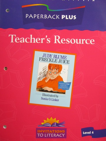 (image for) Paperback Plus Freckle Juice Teacher's Resource (TE)(P)