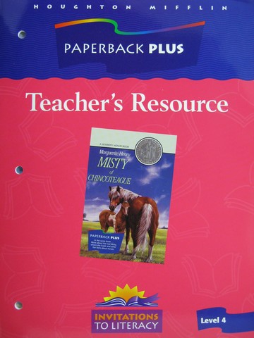 (image for) Paperback Plus Misty of Chincoteague Teacher's Resource (TE)(P)