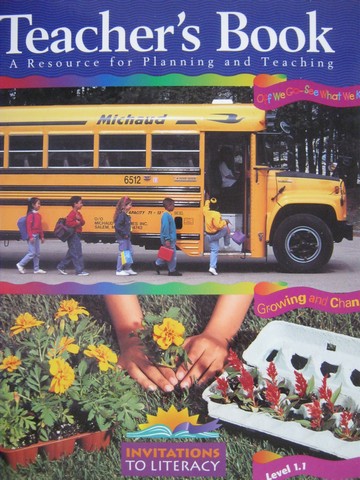 (image for) Invitations to Literacy 1.1 Welcome Teacher's Book (TE)(Spiral)