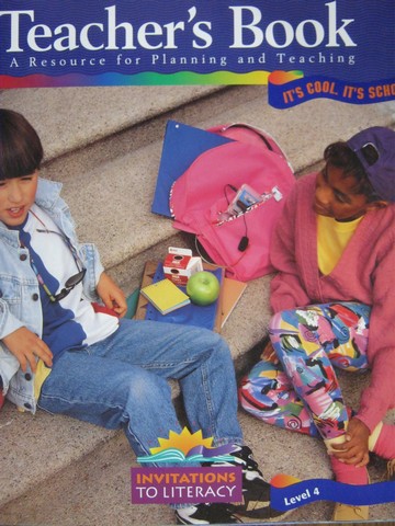 (image for) Invitations to Literacy 4 It's Cool, It's School TB (TE)(Spiral)