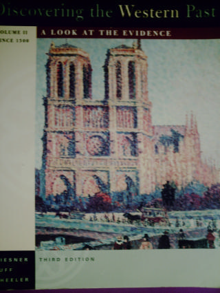 (image for) Discovering the Western Past 3rd Edition Volume 2 Since 1500 (P)