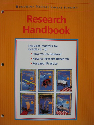 (image for) Research Handbook 3-8 21st Century Edition (P)