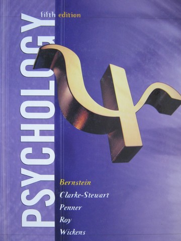 (image for) Psychology 5th Edition (H) by Bernstein, Clarke-Stewart, Penner,