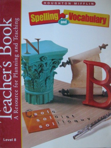 (image for) Spelling & Vocabulary 8 Teacher's Book (TE)(Spiral)