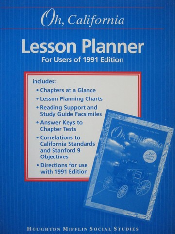 (image for) Oh, California 4 21st Century Edition Lesson Planner 1991 (P)