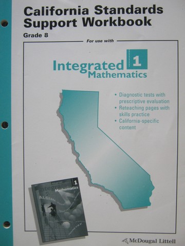 (image for) California Standards Support Workbook 8 (CA)(P)
