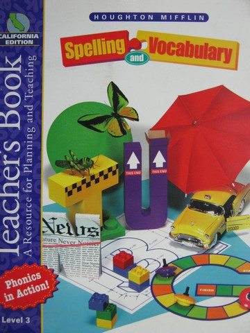 (image for) Spelling & Vocabulary 3 Teacher's Book (CA)(TE)(Spiral)