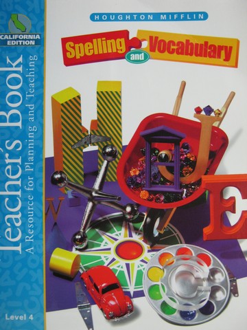 (image for) Spelling & Vocabulary 4 Teacher's Book (CA)(TE)(Spiral)