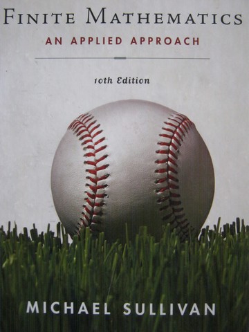 (image for) Finite Mathematics an Applied Approach 10th Edition (H)