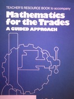 (image for) Mathematics for the Trades TRB (TE)(P) by Carman & Saunders