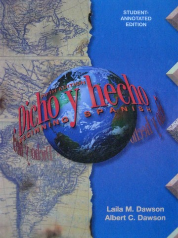 (image for) Dicho y hecho Beginning Spanish 5th Edition (H) by Dawson,