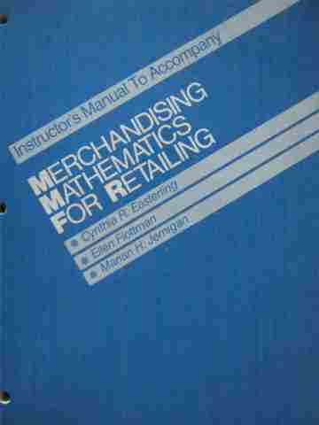 (image for) Merchandising Mathematics for Retailing IM (TE)(P) by Easterling