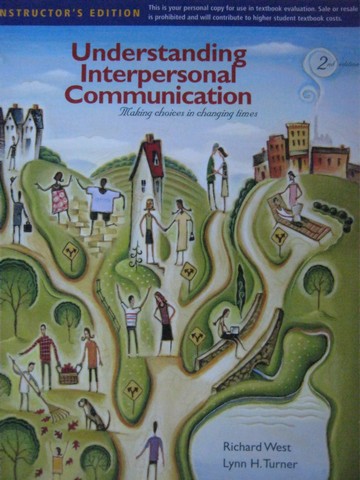 (image for) Understanding Interpersonal Communication 2nd Edition IE (TE)(P)