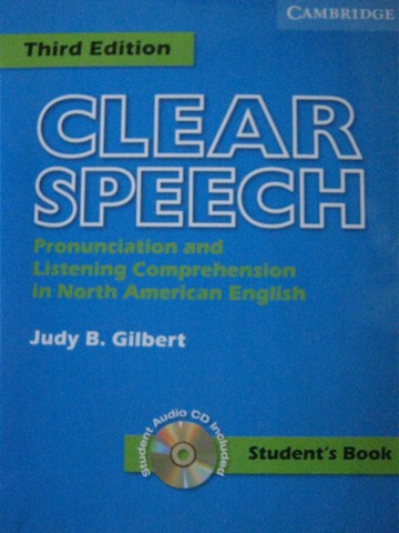 (image for) Clear Speech 3rd Edition Student's Book (P) by Judy B Gilbert