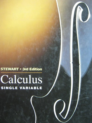 (image for) Single Variable Calculus 3rd Edition (H) by James Stewart