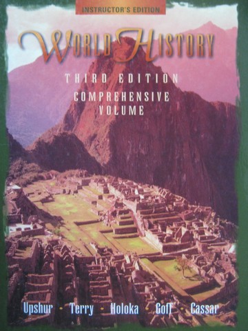 (image for) World History 3rd Edition Comprehensive Volume IE (TE)(H)
