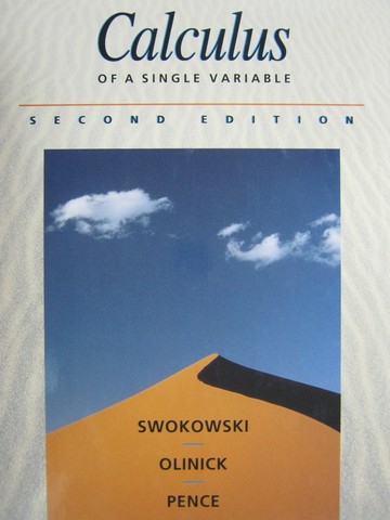 (image for) Calculus of a Single Variable 2nd Edition (H) by Swokowski,