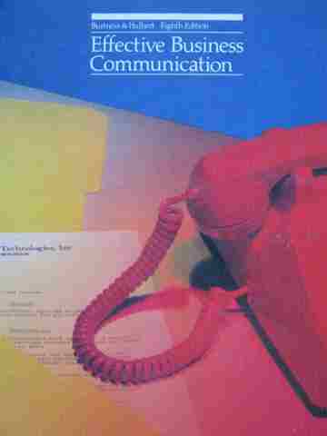 (image for) Effective Business Communication 8th Edition (H) by Burtness,