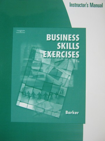 (image for) Business Skills Exercises 4th Edition IM (TE)(P) by Barker