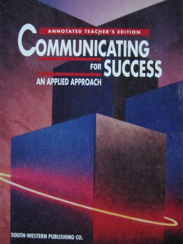 (image for) Communicating for Success ATE (TE)(H) by Hyden, Jordan,