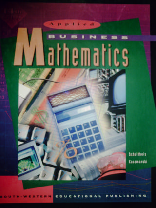 (image for) Applied Business Mathematics 14th Edition (H) by Schultheis,