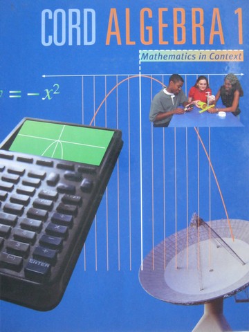 (image for) CORD Algebra 1 Mathematics in Context (H)