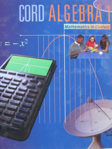 (image for) CORD Algebra 1 Mathematics in Context Part B (H)